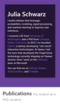 Mobile Screenshot of juliaschwarz.net